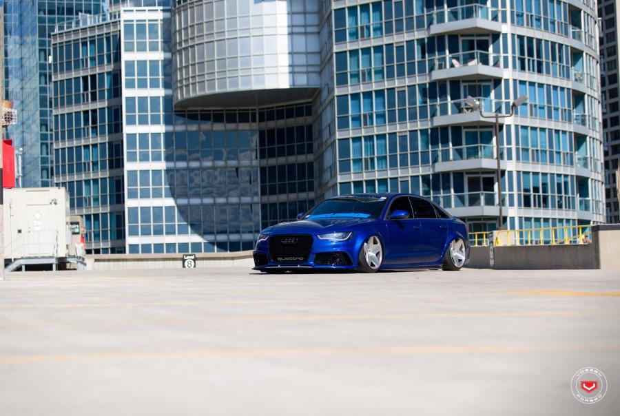  Audi A6 Sedan on Vossen Wheels (VPS-318) (4G, C7) 2016 года  (фото 4 из 59)